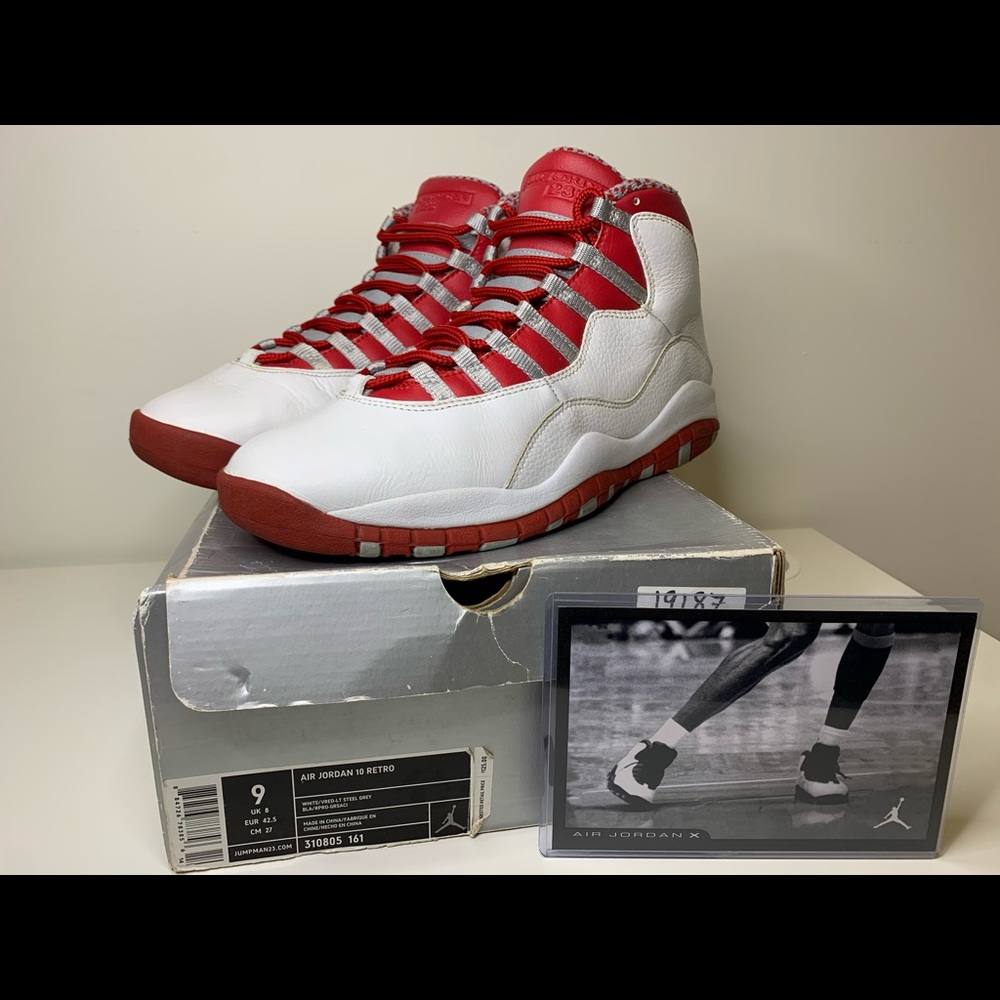 Air Jordan 10 Retro “Red Steel”